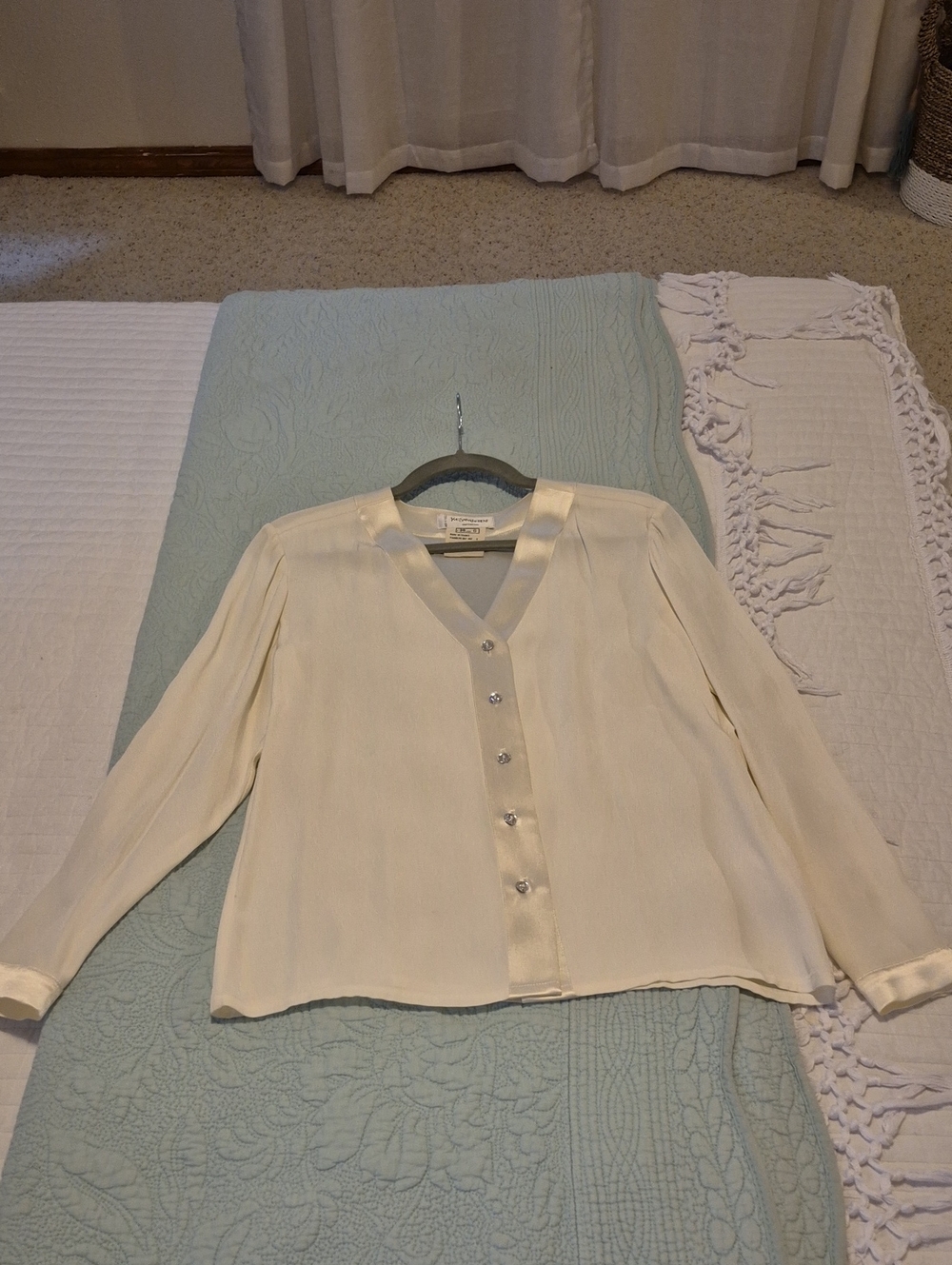 Vintage Yves Saint Laurent Womens Blouse
